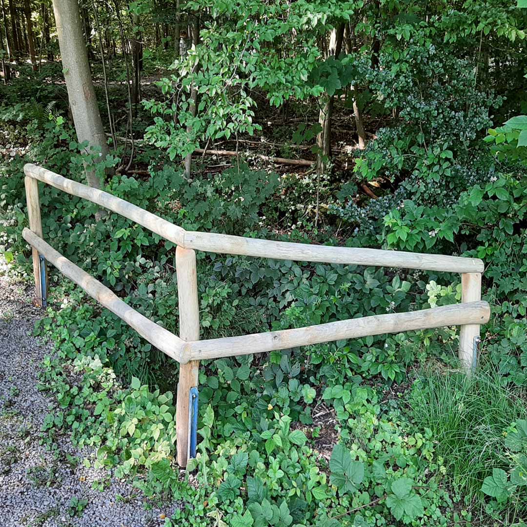 Begrenzung | Naturholz Geländer